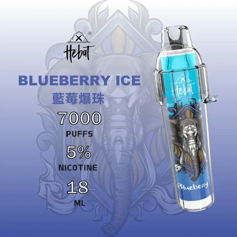 喜貝 7000口 HEBAT 藍莓